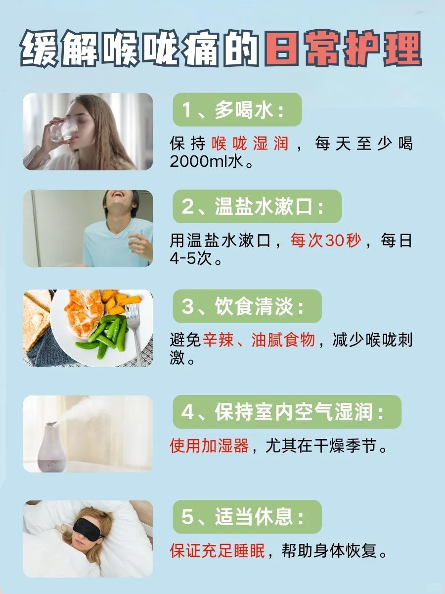 喉咙痛药物治疗,医生推荐方案