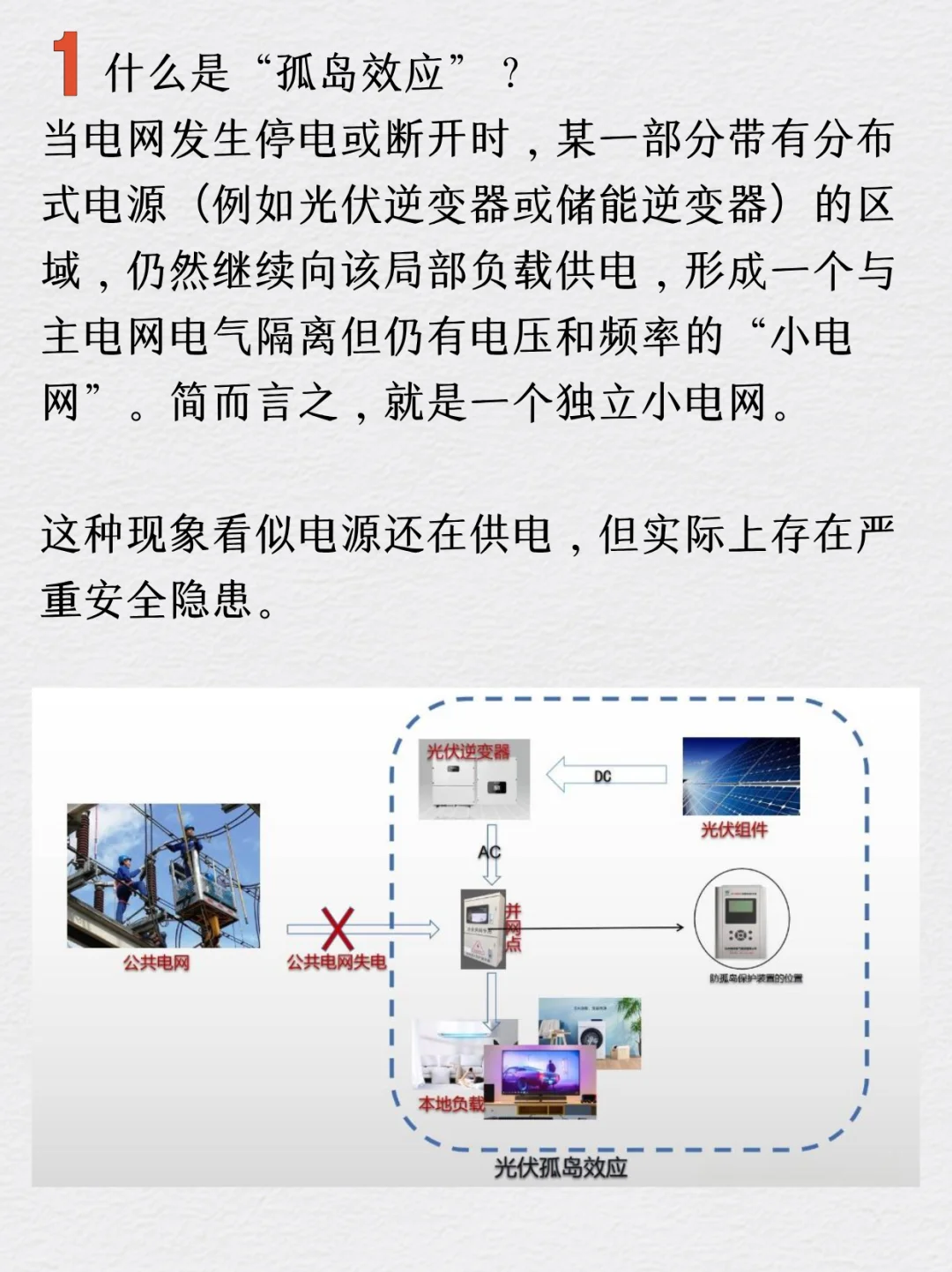 防孤岛是什么？为什么要防孤岛？