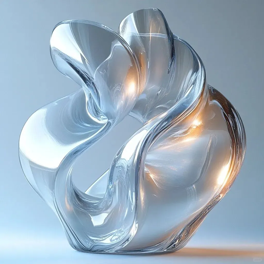 熔融玻璃抽象表现主义创作