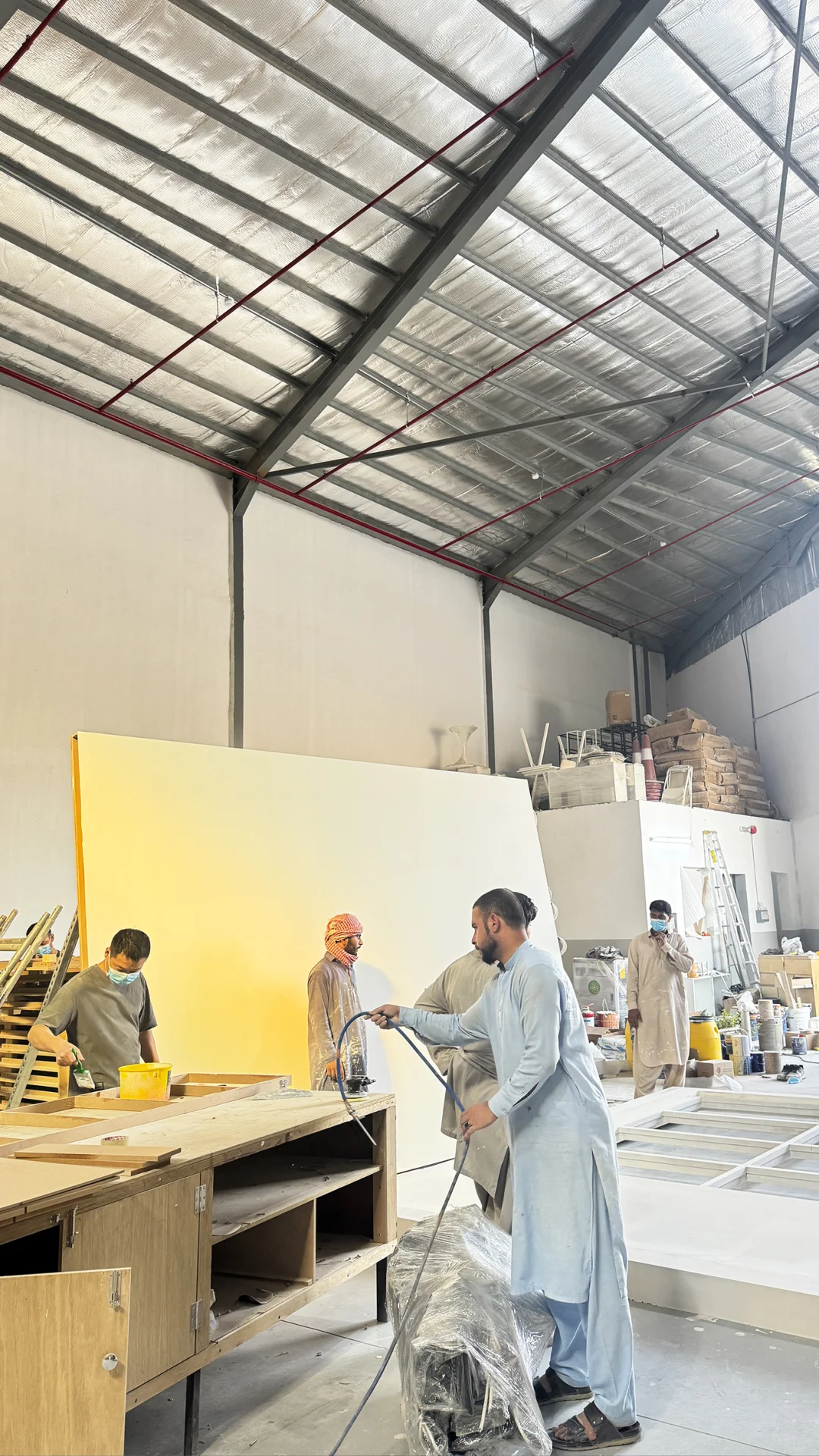 多团队交叉作业，我们协调自如