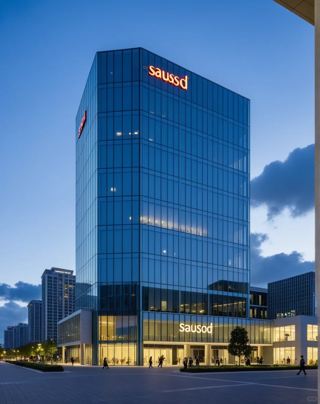 一分钟优化建筑立面玻璃质感｜结尾用法