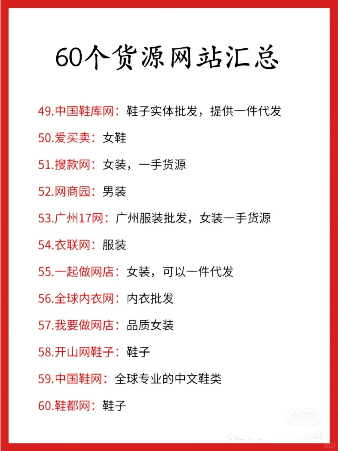 60个无货源电商拿货平台建议收藏