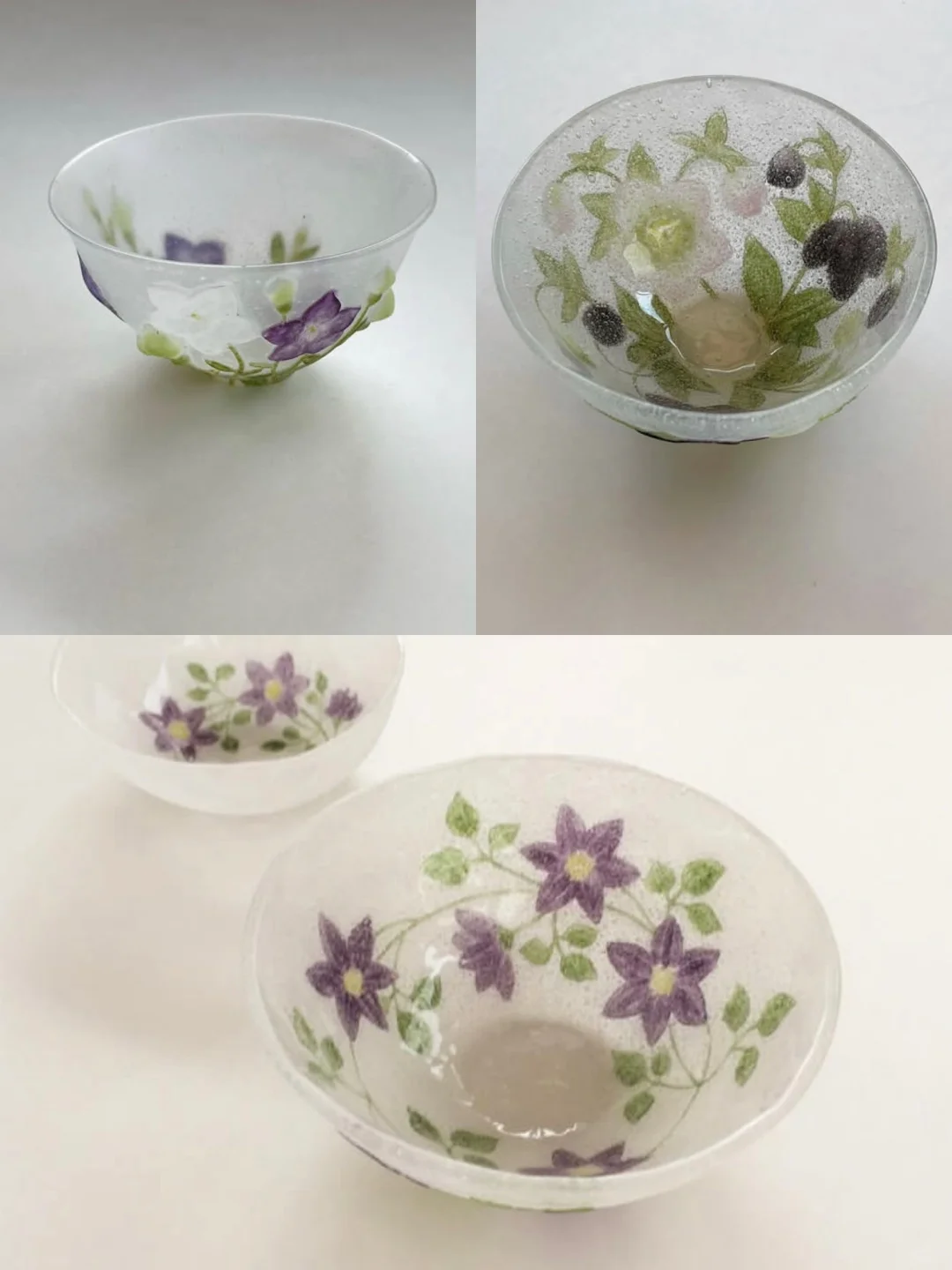 宝藏博主｜日本-冈田多惠 美丽的玻璃器物