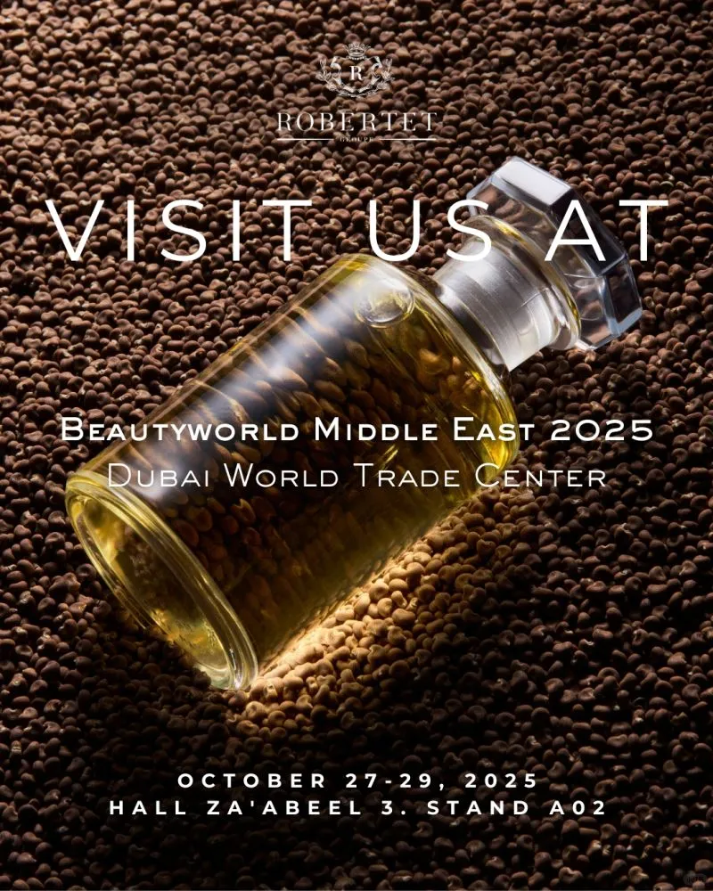 Robertet即将登陆2025中东美容展,约吗?