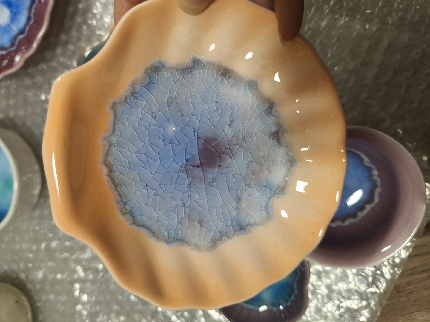 景德镇第一次烧玻璃完美结算