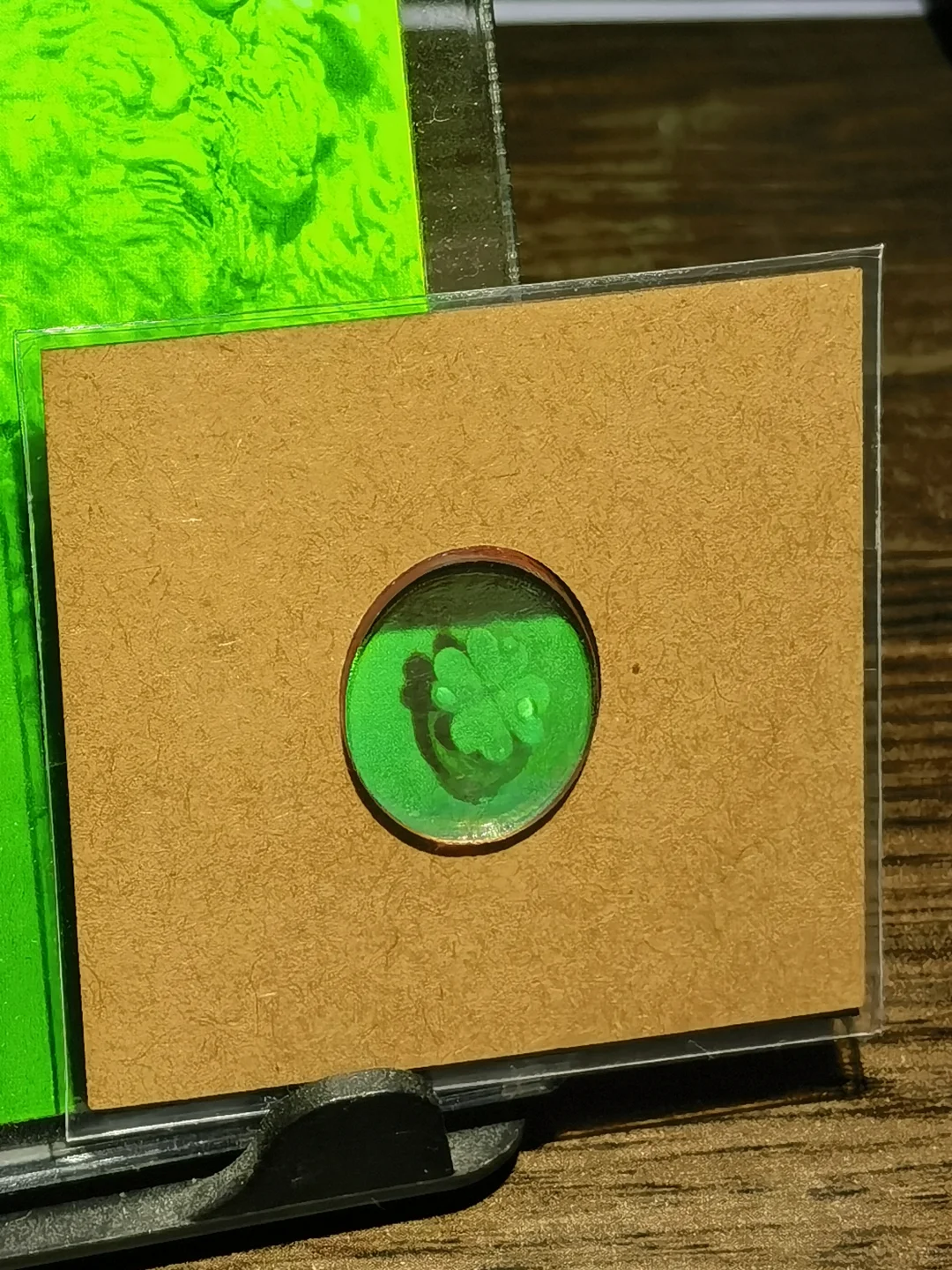 新收的全息四叶草