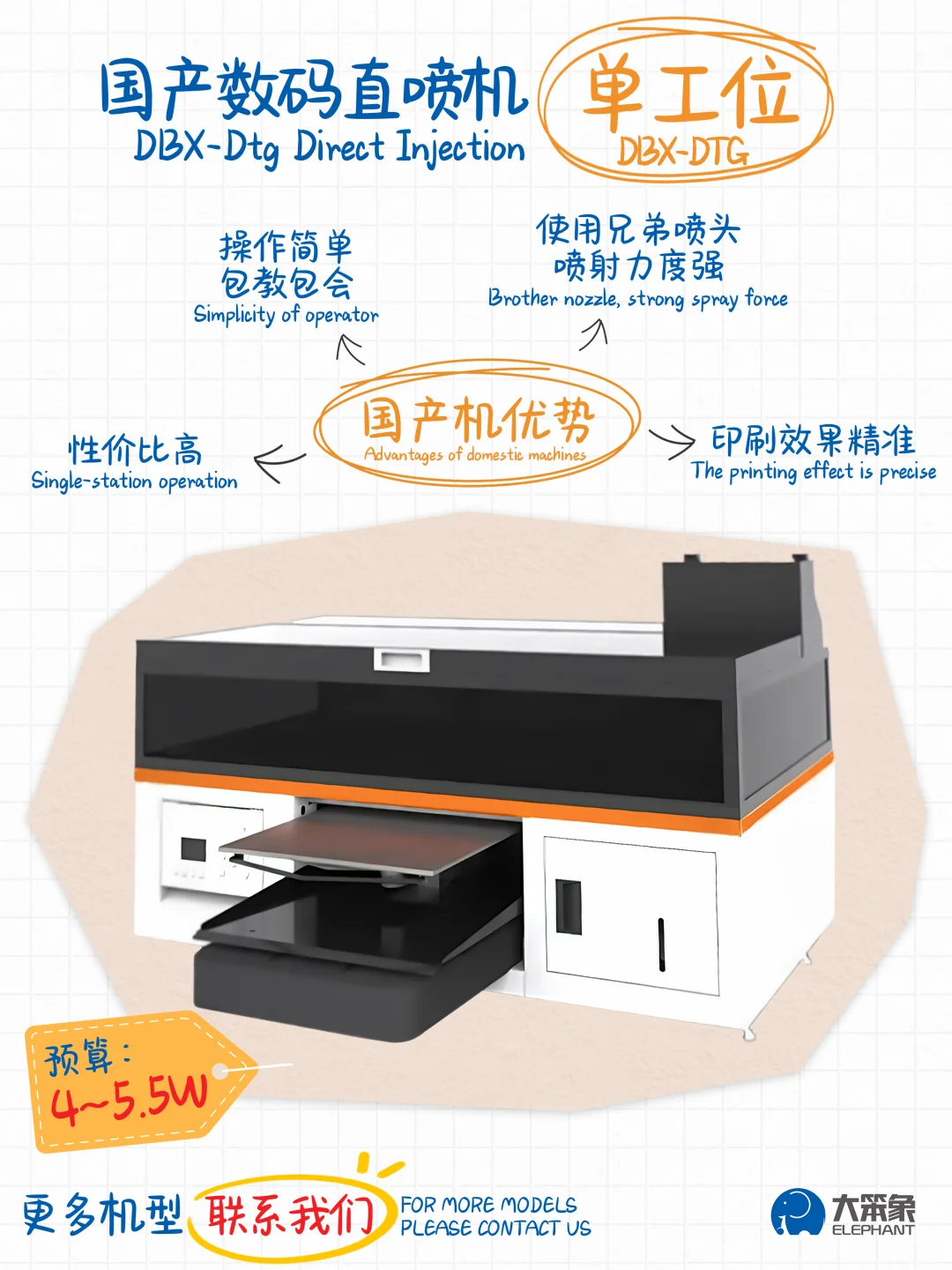 不同预算数码直喷机选购推荐 设备采购指南