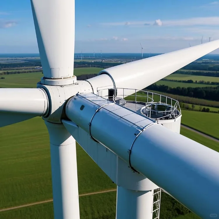 空旷的田野山地上随处可见的大风车?️