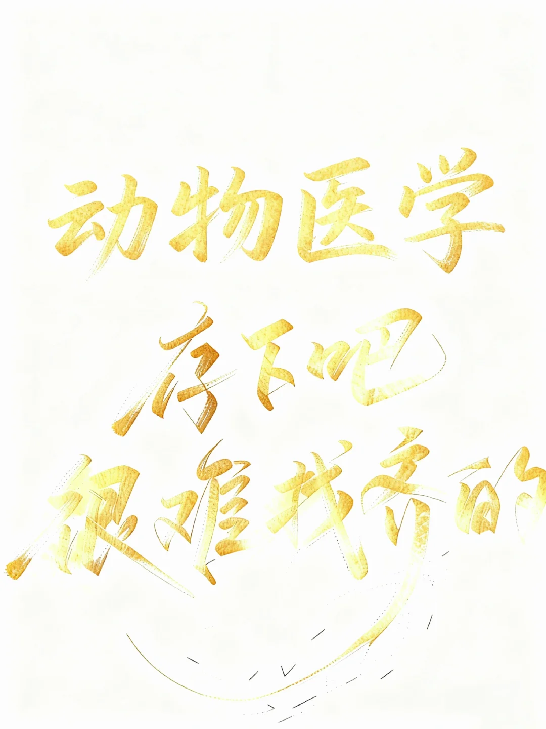 拜托??一定要让动物医学的宝刷到这篇