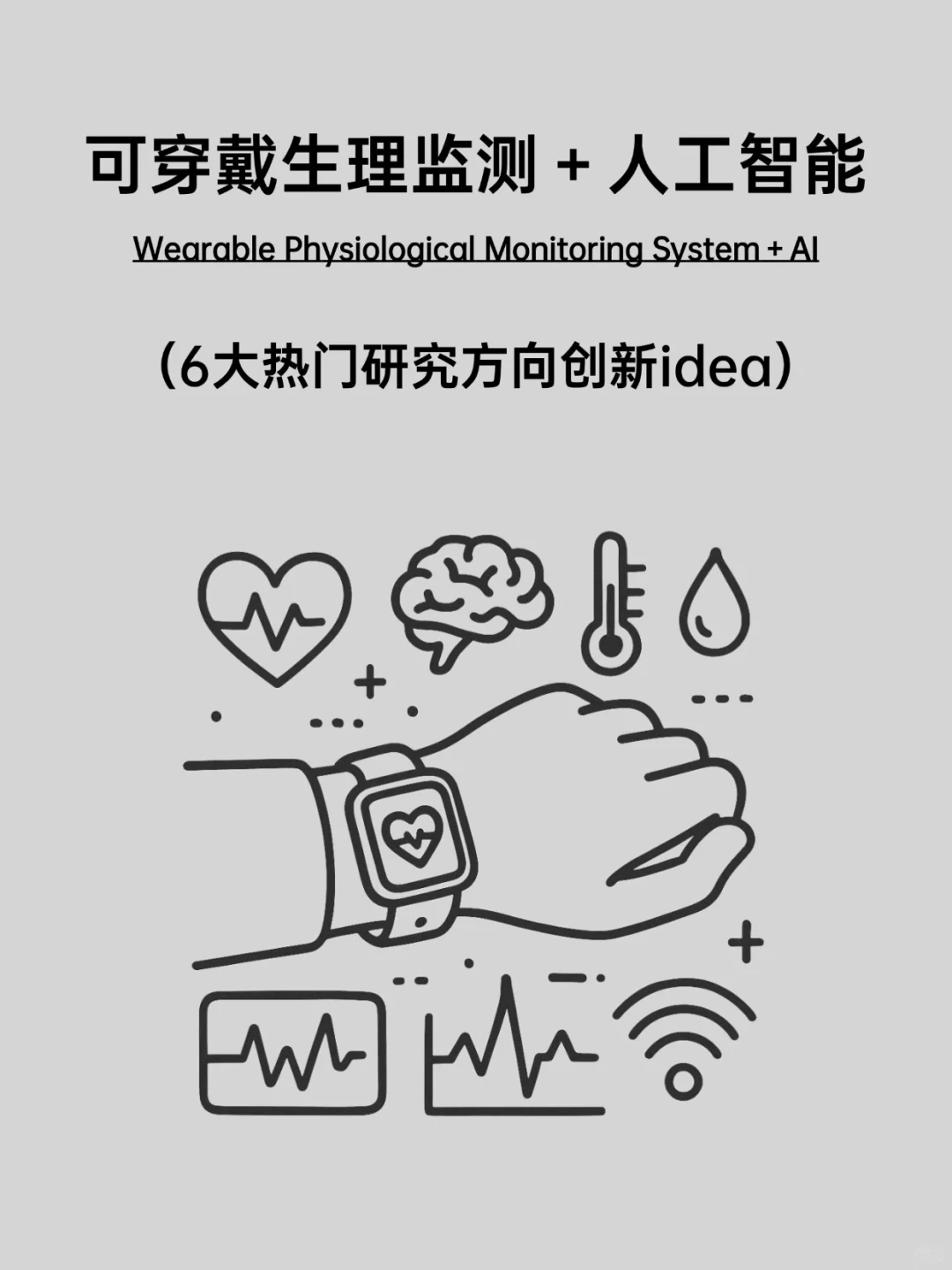 可穿戴生理监测+人工智能六大创新idea！