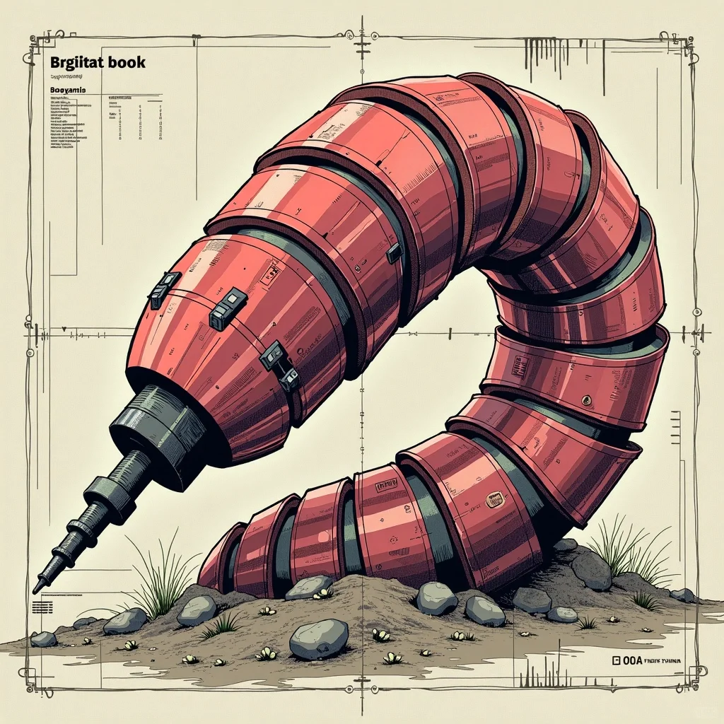 怪物设定：钻头蚯蚓