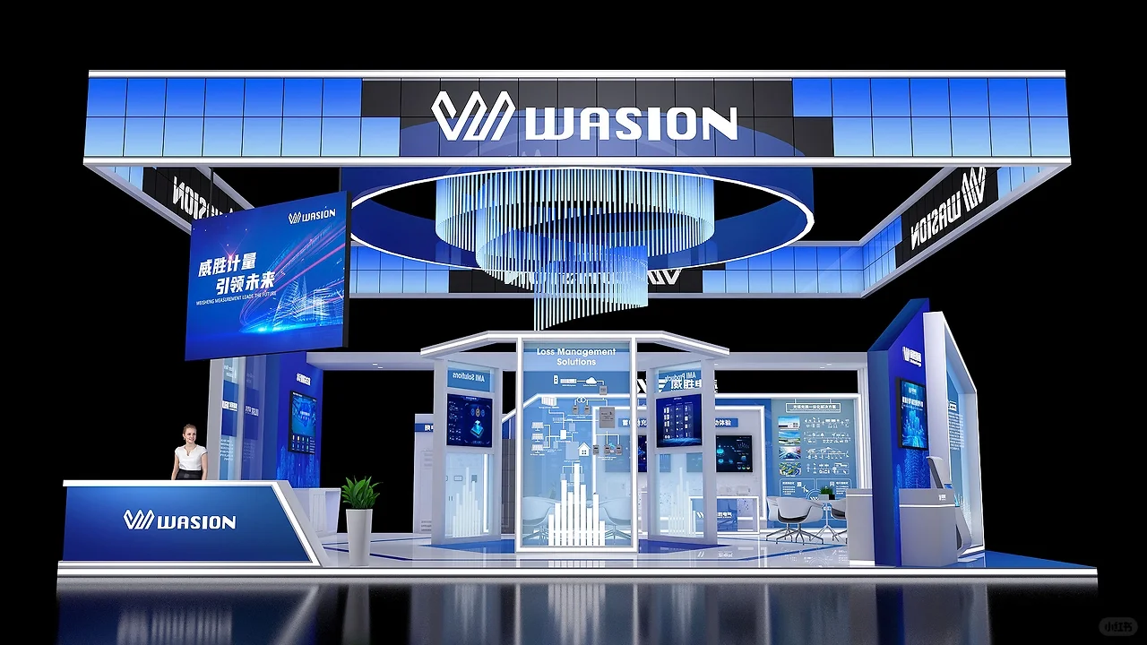 日本48平精装展台设计?科技展方案欣赏