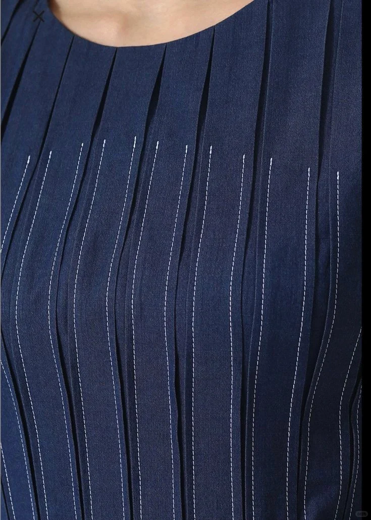 服装设计细节-压褶