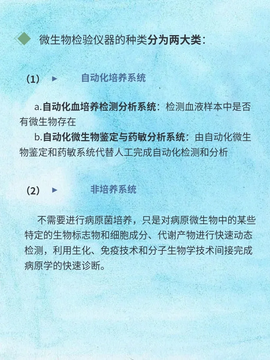 微生物检验仪器