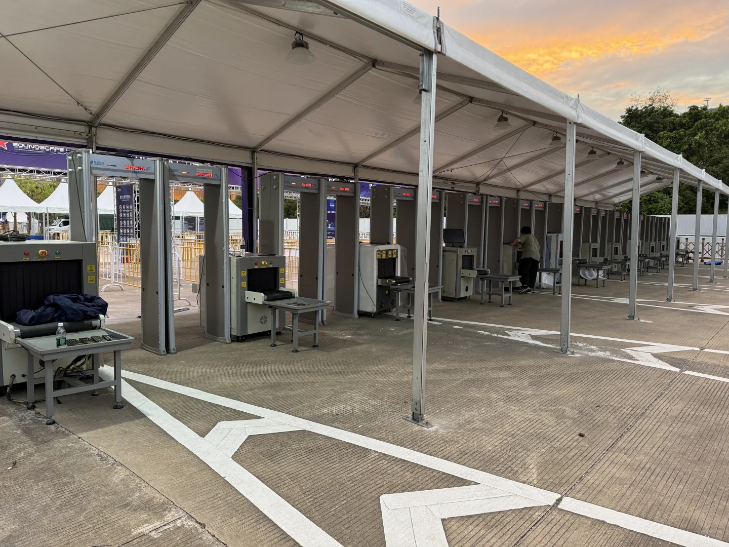 电音节，音乐节 演唱会安检门，安检机 租赁