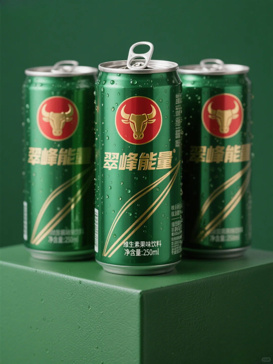 「翠峰能量」维生素果味饮料包装设计～