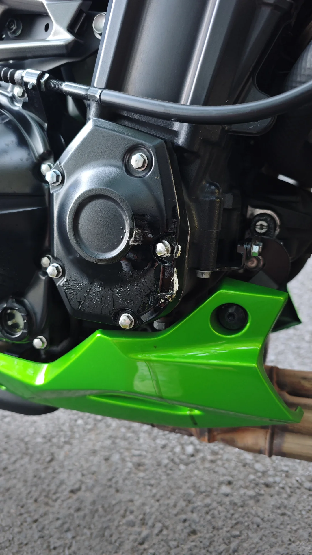 天塌了！川崎z900发动机坏了