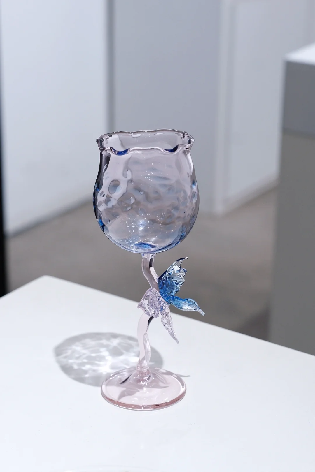 景德镇烧玻璃，做出了人生酒杯～?