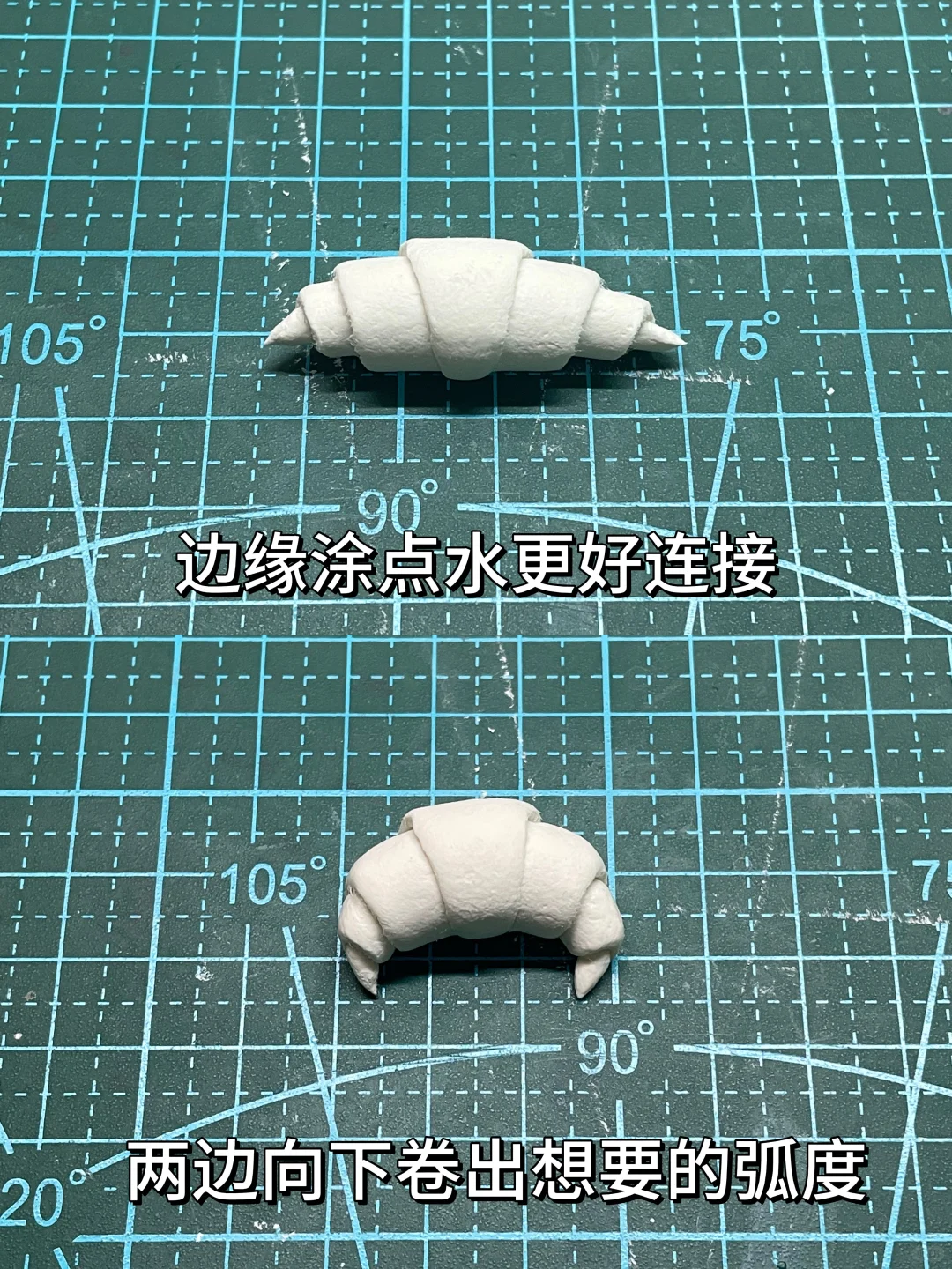 面包-石塑粘土挂件?