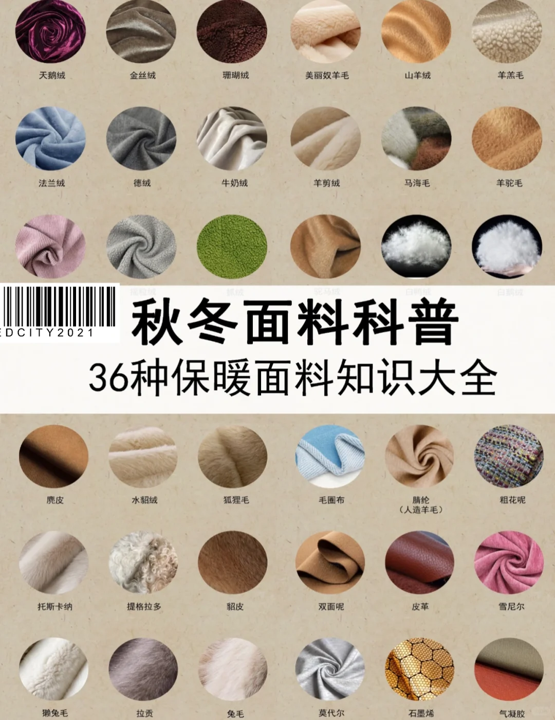 秋冬面料科普