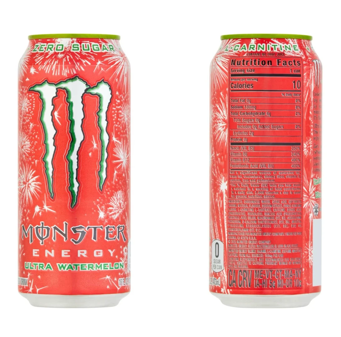 北美低卡版魔爪功能性饮料口味测评