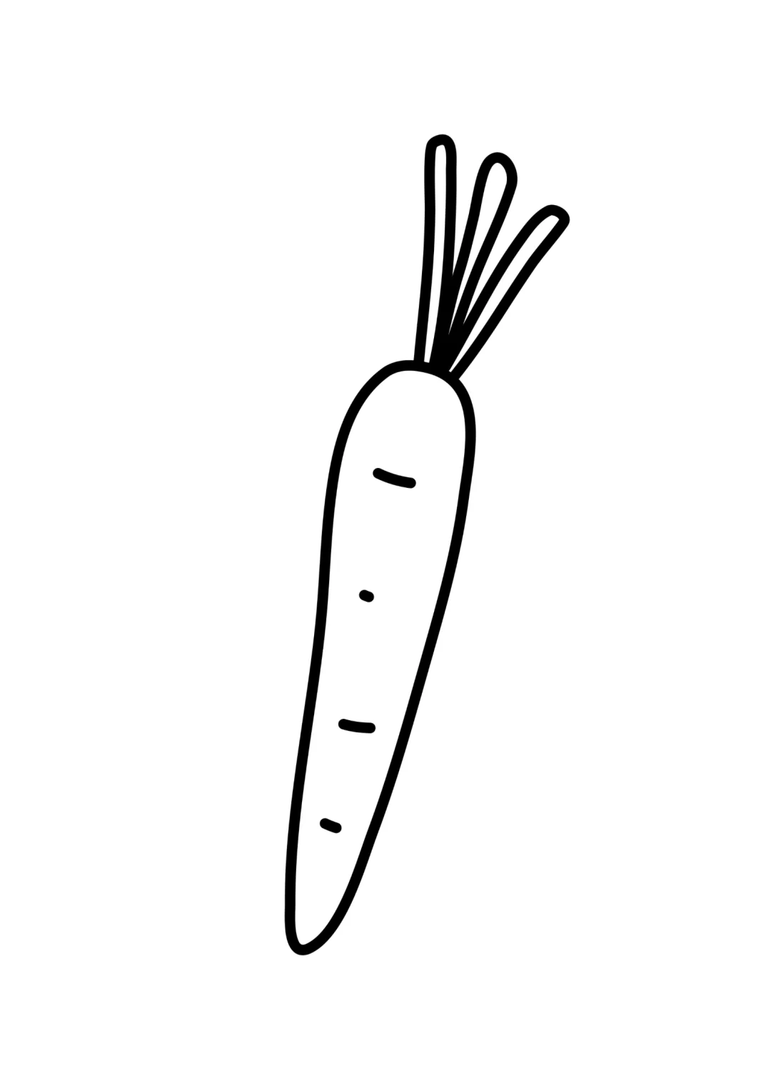 蔬菜涂色练习｜?打印