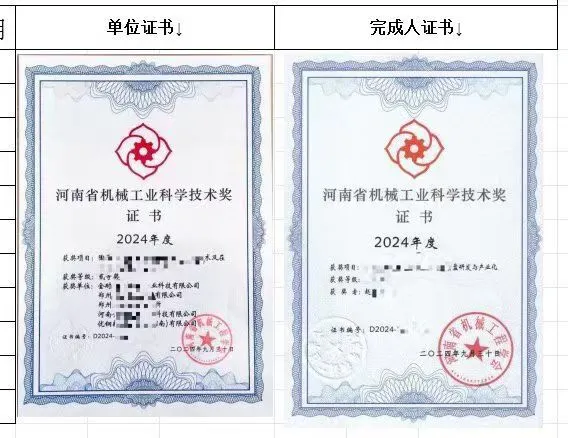 机械工业科学技术奖25年最终名单公示啦