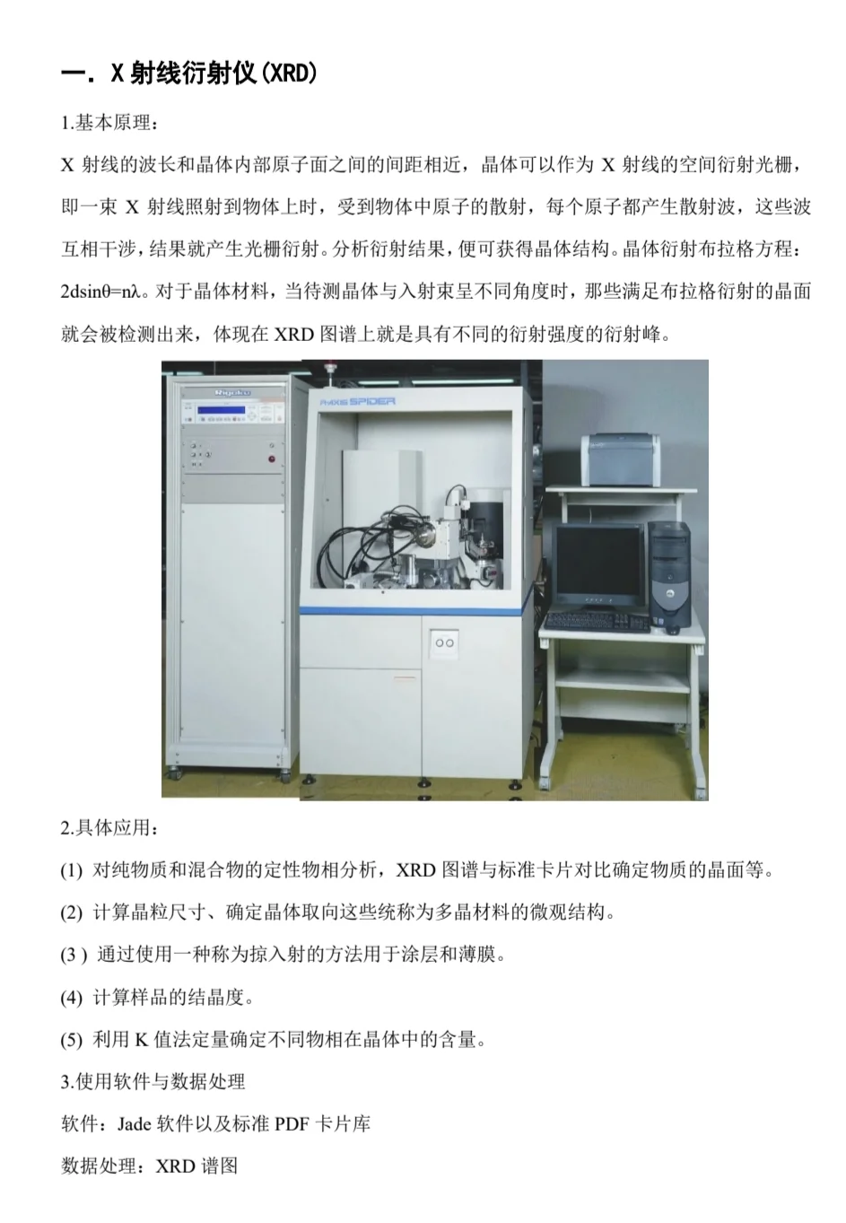 材料表征仪器科普分享