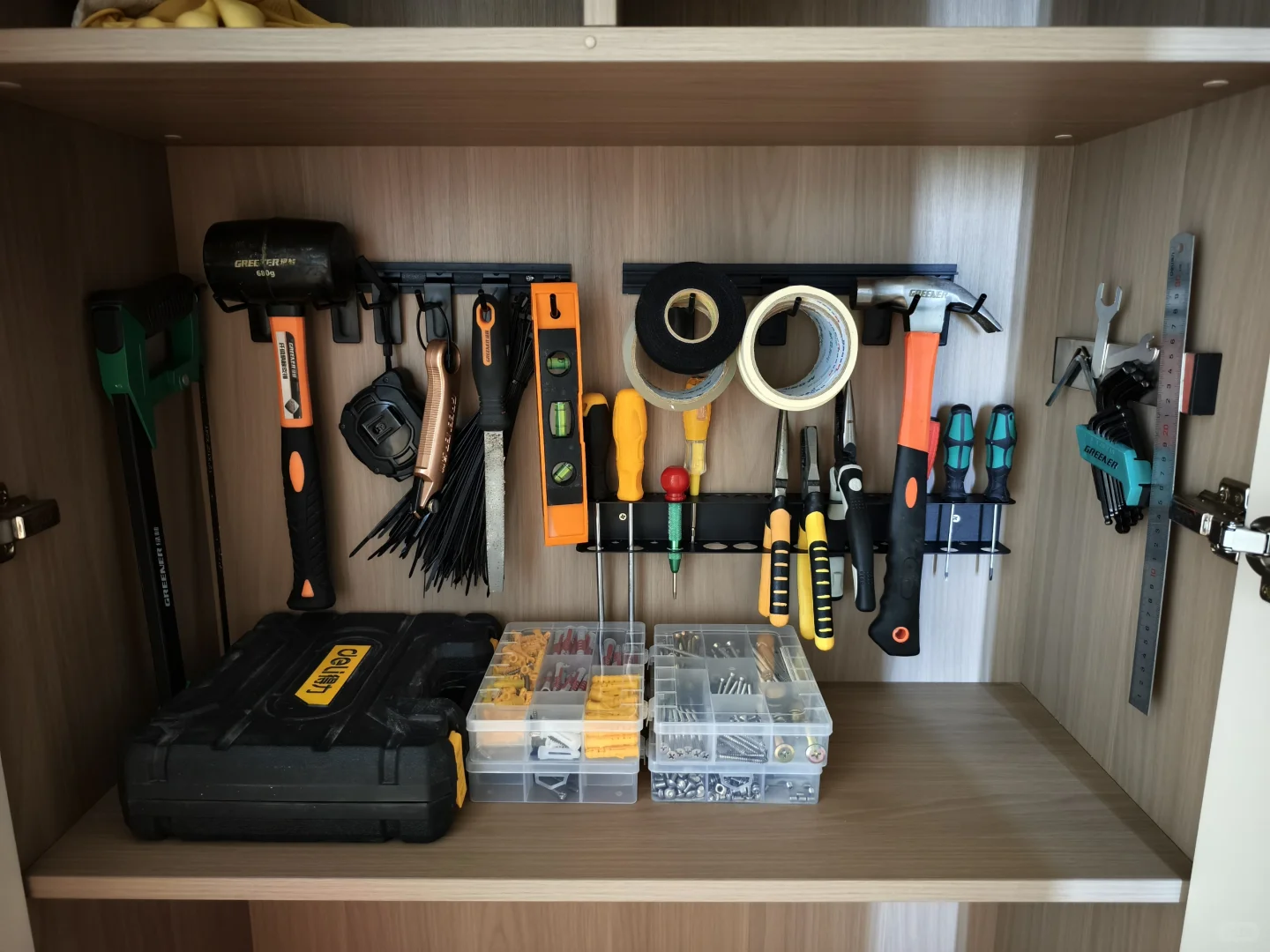 五金工具收纳大变身✨ 我悟了收纳的神!