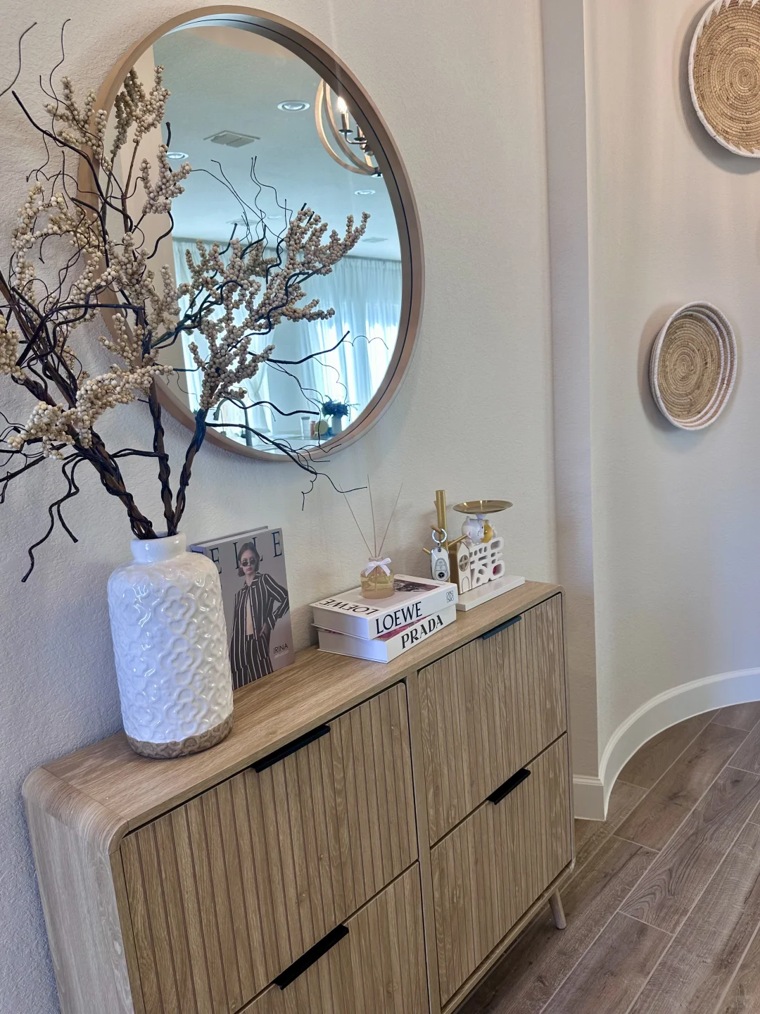 北美软装之玄关摆设，提升小家美感的花瓶