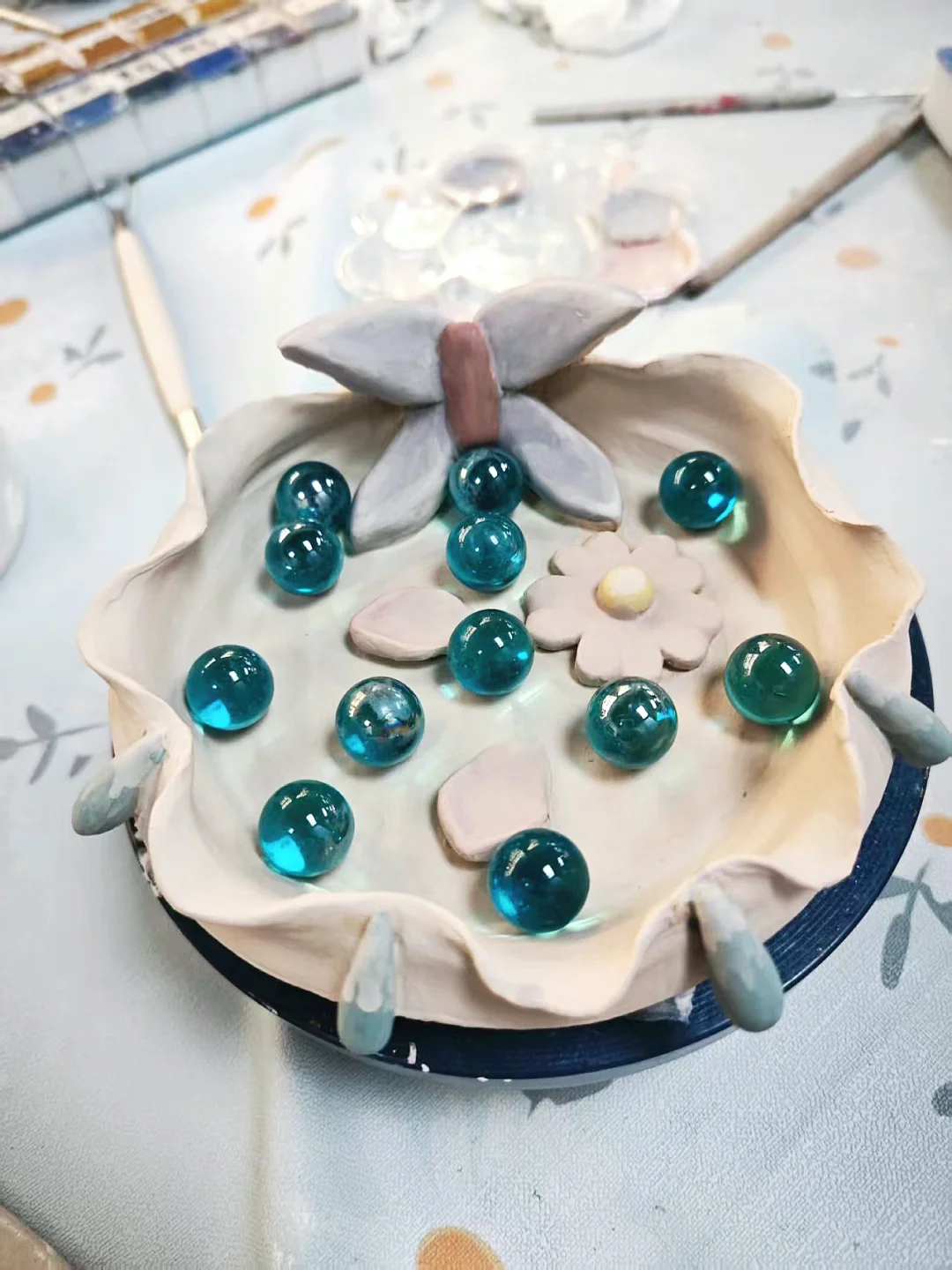 左滑烧制，成品大变样