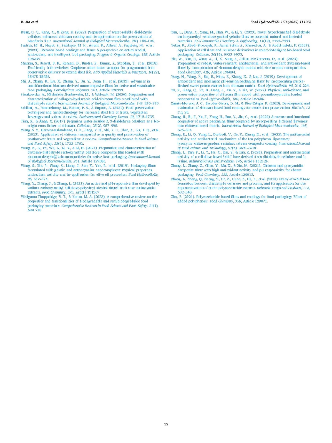 壳聚糖×二醛纤维素×原花青素:变色保鲜膜