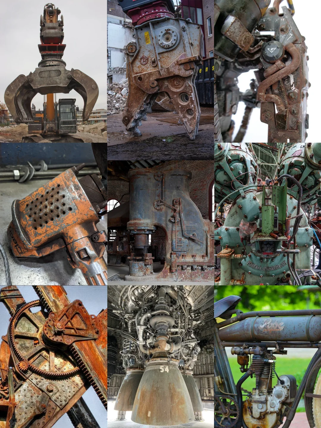 旧化设计灵感｜机械生锈