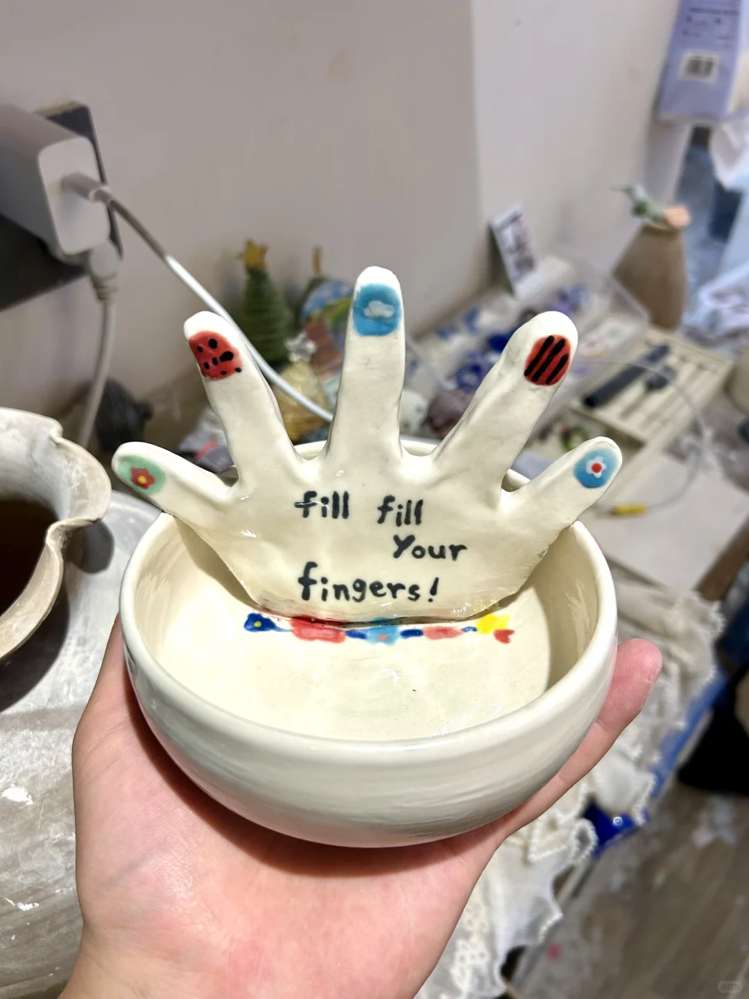 景德镇陶艺diy 66做全套体验！烧成成瓷！！