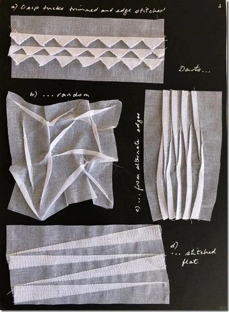 DAY 24面改褶皱ART OF FABRIC