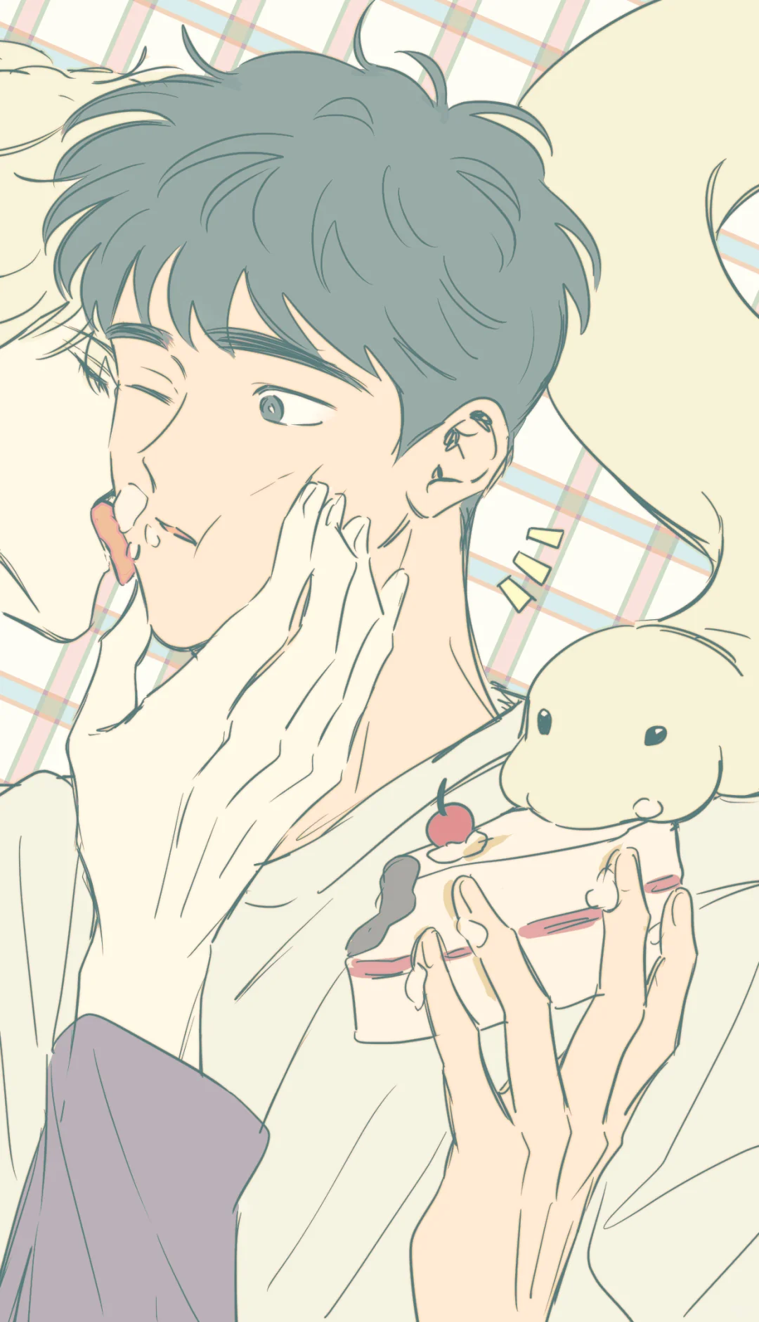 喜欢和?裹在一起的小蛇?>?<