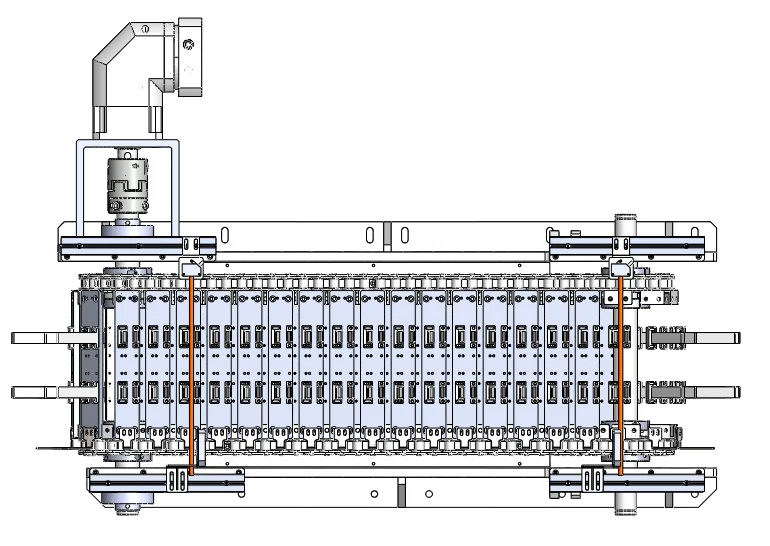 水车式链条输送机构设计全公开