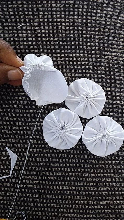 Day16 面料改造“小花蕾”