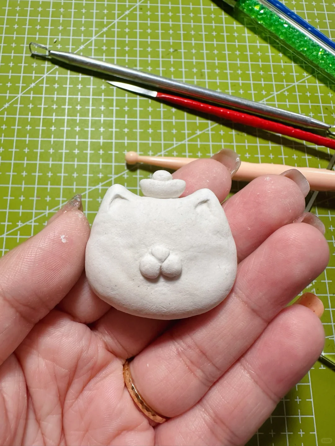 石塑粘土|在猫猫头的吸引下入坑啦??♀️