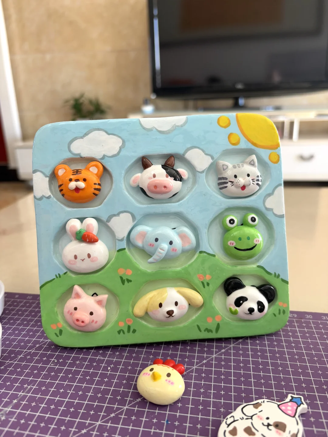 给小侄子做的磁吸小玩具~