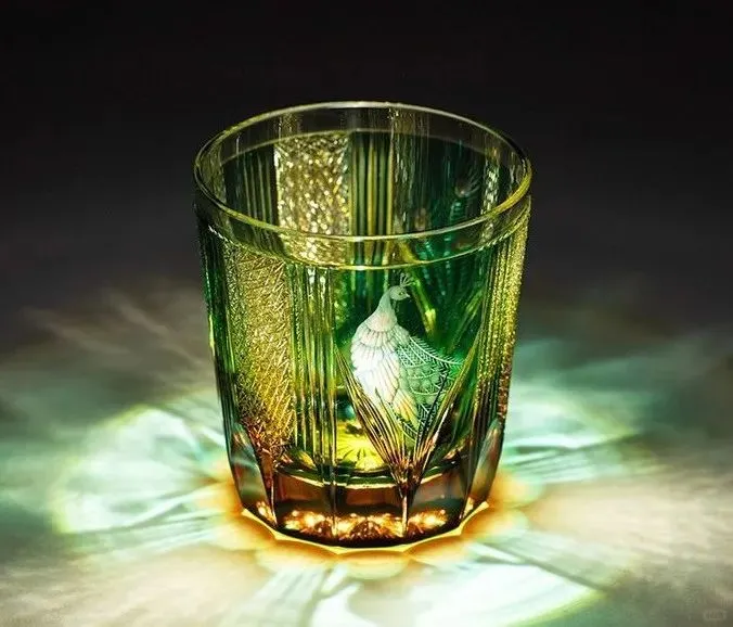 一只杯子能卖1万？玻璃界浮世绘江户切子