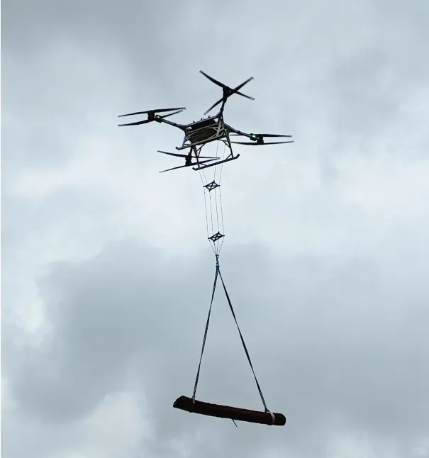 低空经济服务线路，无人机建筑工地吊运技术