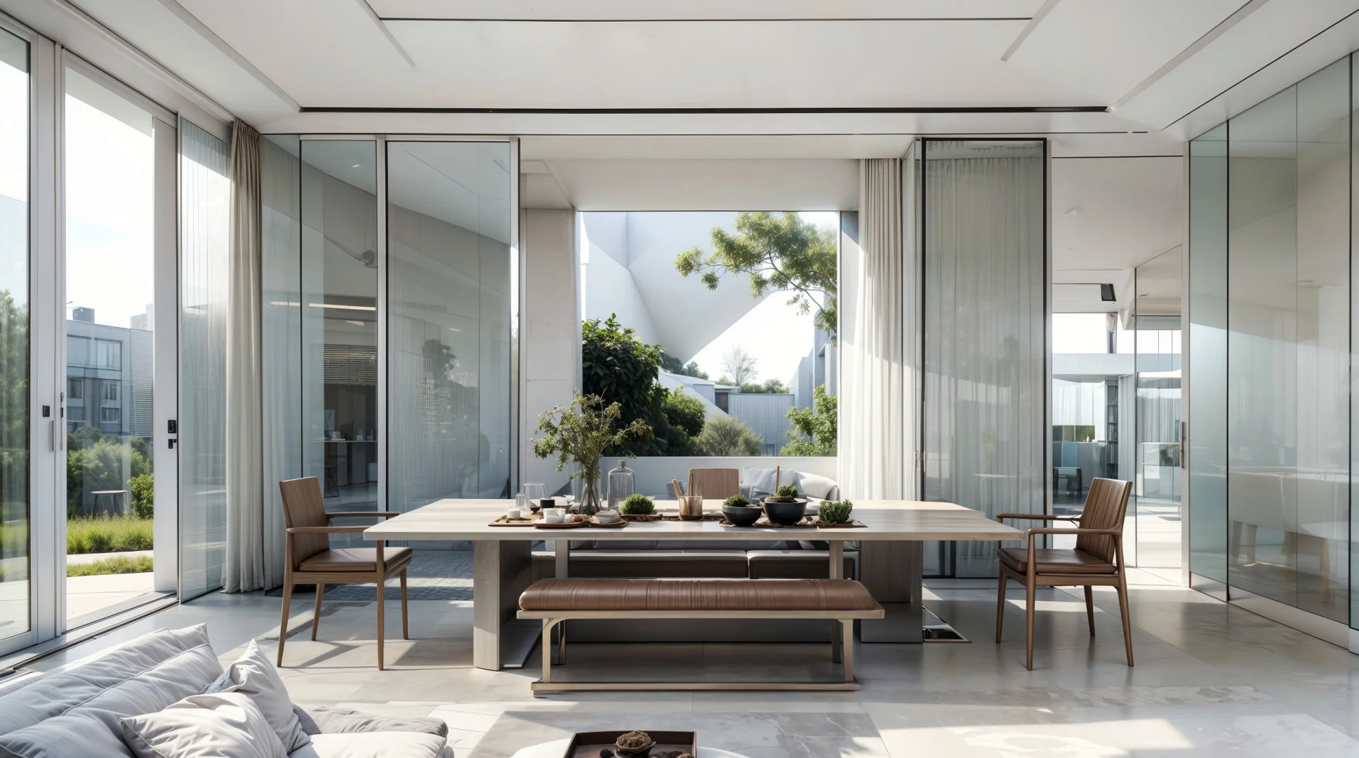 现代玻璃装饰主义创作