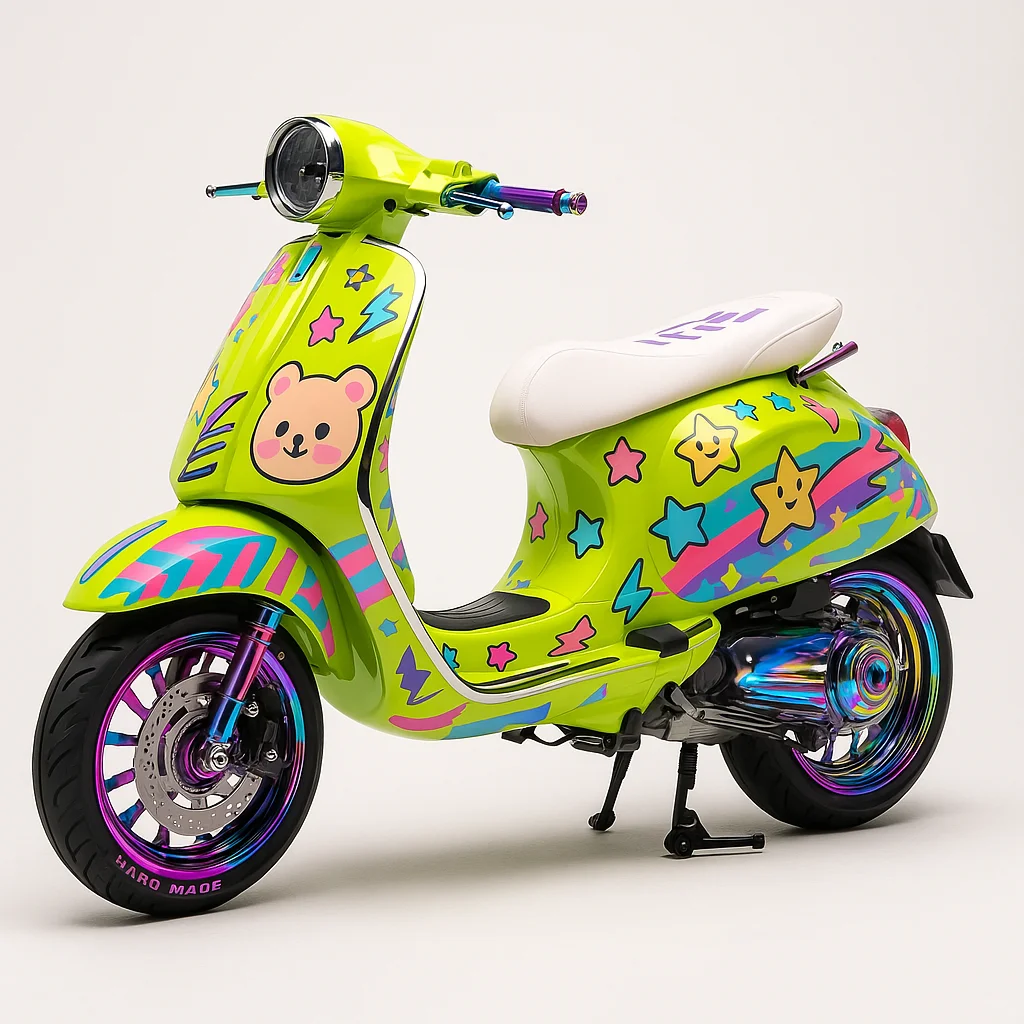 ?小摩托疯狂改造计划：可爱到犯规！