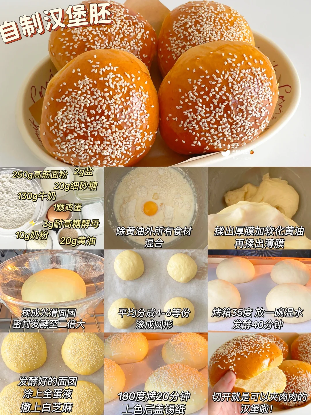 九款好吃面包做法合集‼️烘培小白轻松完成✅