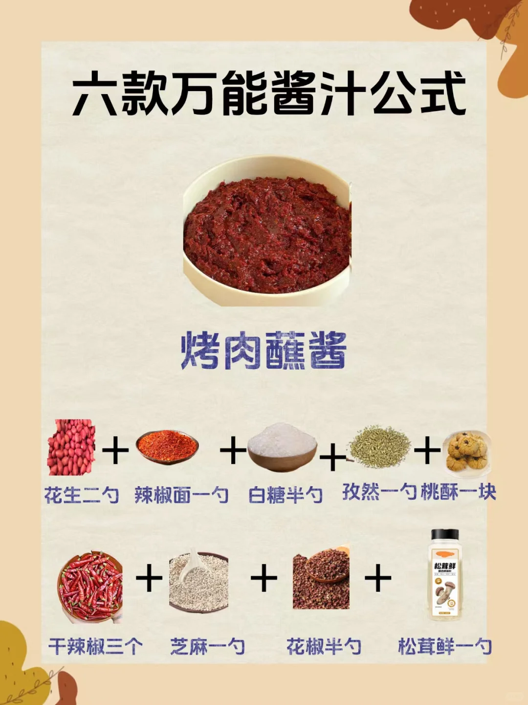 拌鞋底都好吃的万能酱汁配方✅厨房小白必备