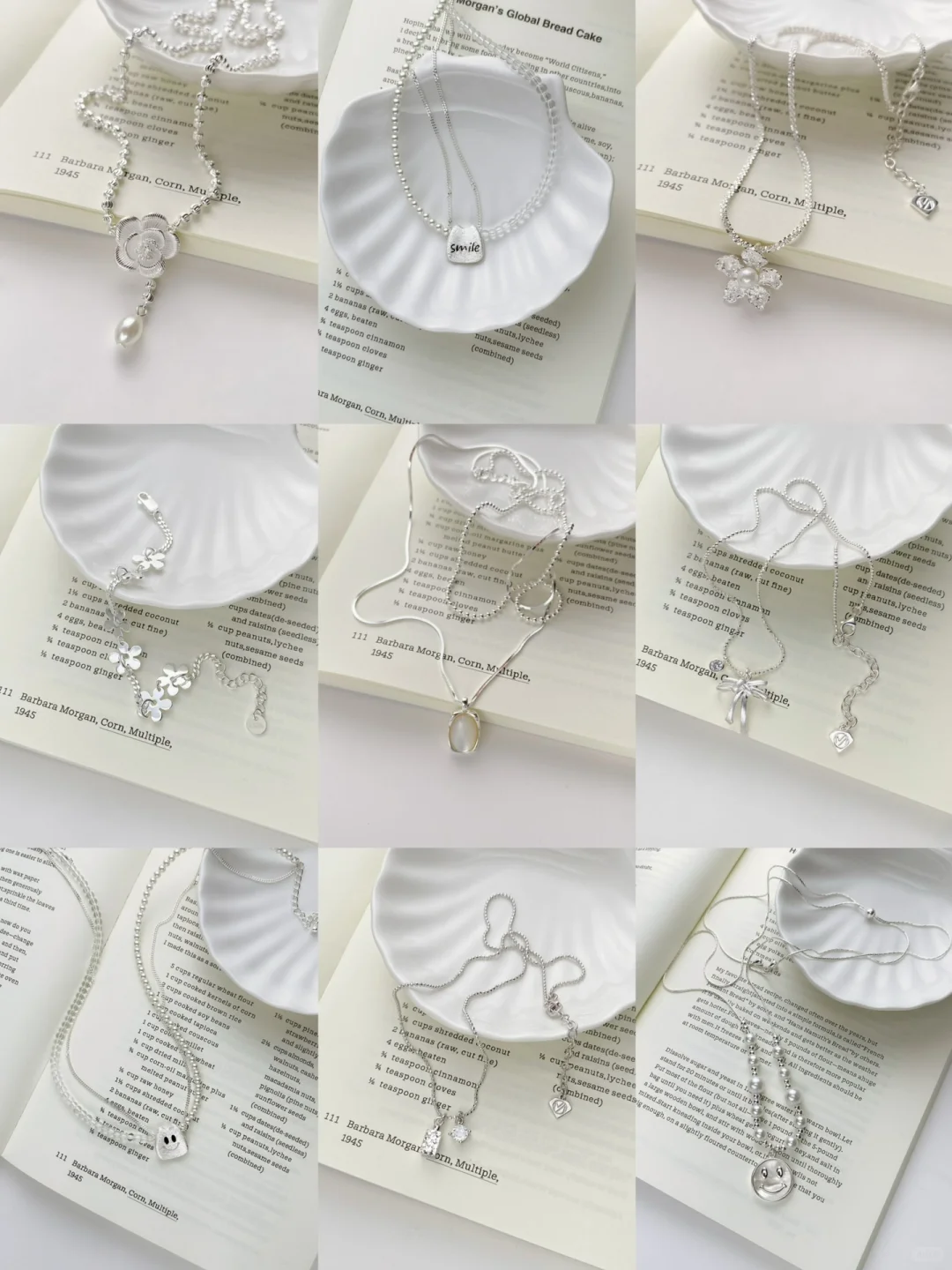 银饰平铺ins氛围感拍摄?