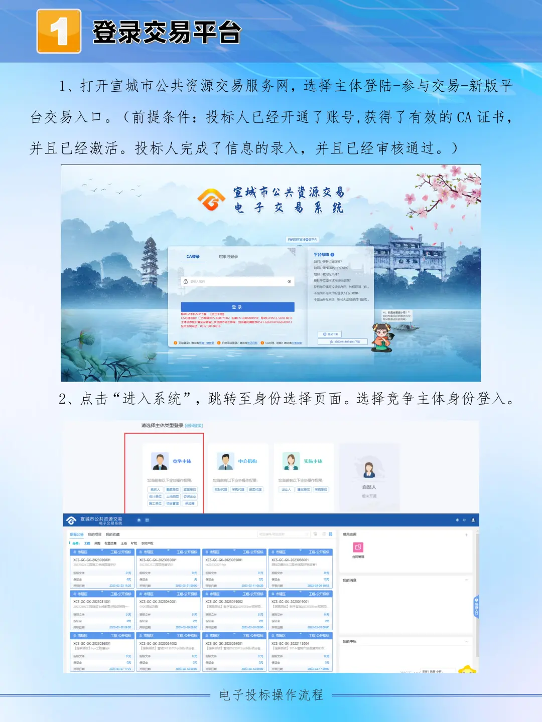 电子标如何操作上传？宣城公共资源交易平台