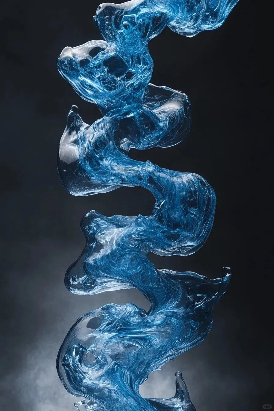 熔融玻璃抽象表现主义创作