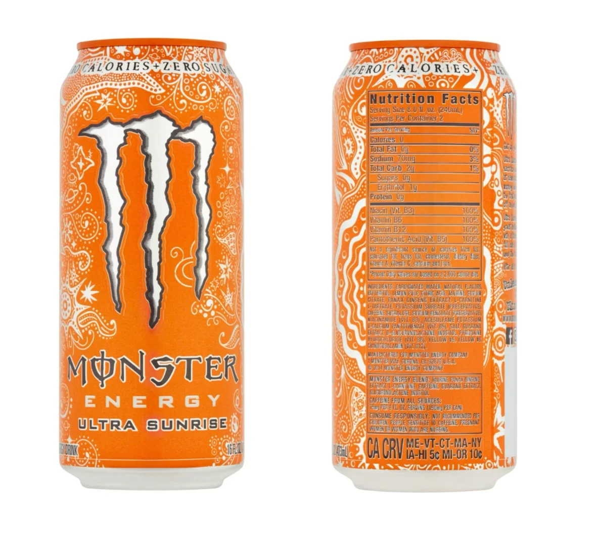 北美低卡版魔爪功能性饮料口味测评